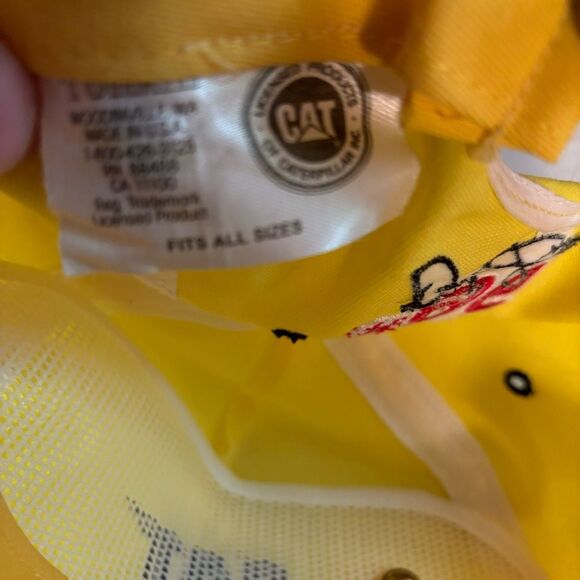 CAT Racing Caterpillar Logo # 95 Snapback hat cap Made in USA with vintage pin - Picture 7 of 7